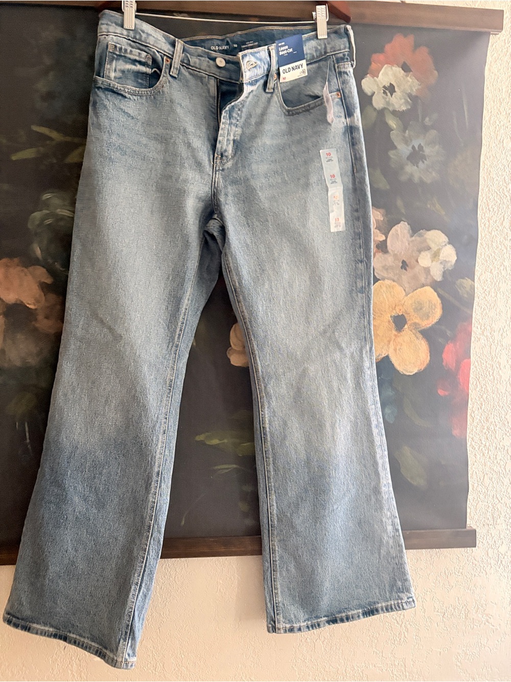 Old Navy Light Blue Flare Jeans